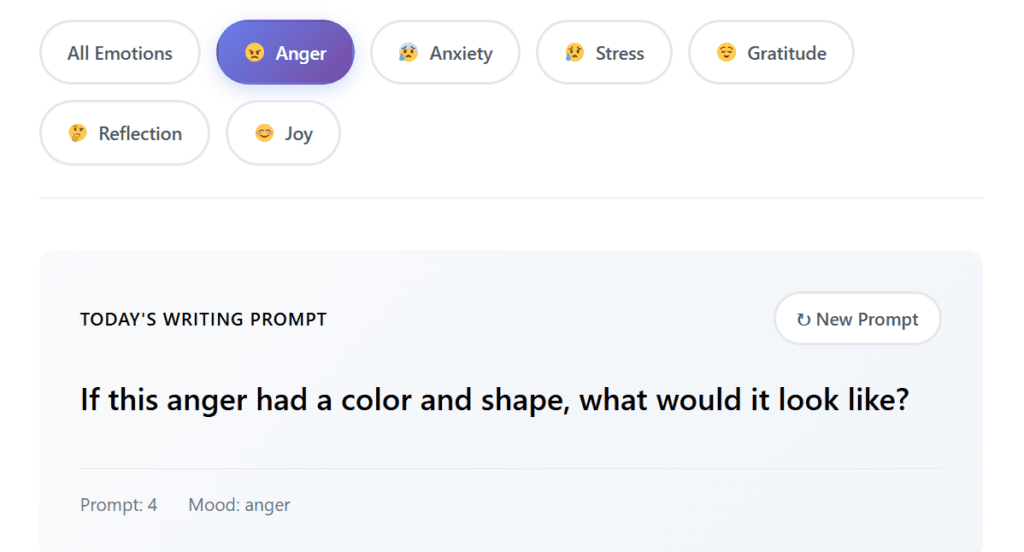 Daily Journaling Prompts - Screenshot 1