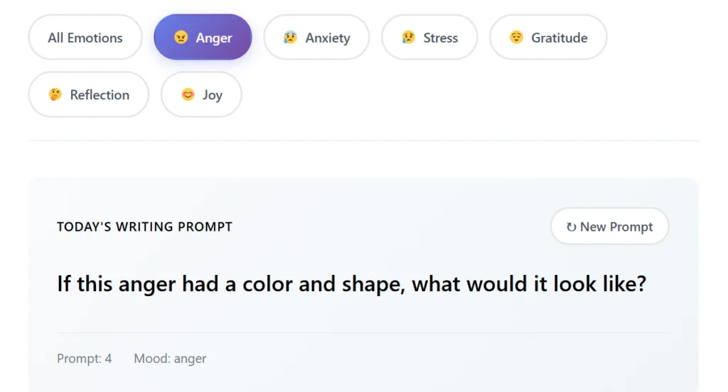 Daily Journaling Prompts - Screenshot 1