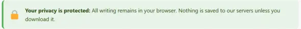Privacy Assurance Notice